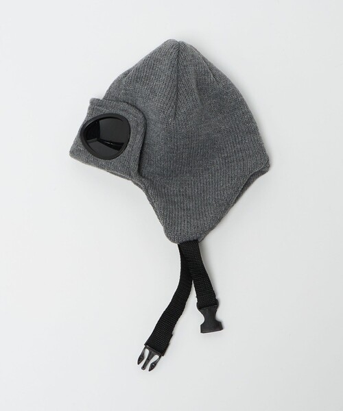 THE PARK SHOP（ザパークショップ）の「＜THE PARK SHOP＞ゴーグル スノー キャップ / キッズ（ニットキャップ/ビーニー・キッズ・グレー系/ブラック・FREE）」の5枚目の写真