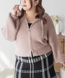 CLETTE（クレット）の「CLETTEオリジナルシャギーニットダブルジップパーカー（パーカー）」