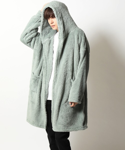 ハマちゃん様　45R ウールロングコート　ガウン　カーディガン ハマちゃん様 45R ウールロングコート ガウン カーディガン