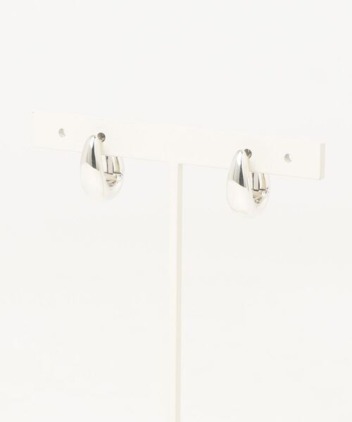 LAH（エルエーエイチ）の「フープピアス（ピアス（両耳用）・レディース・シルバー・ONE SIZE）」の3枚目の写真