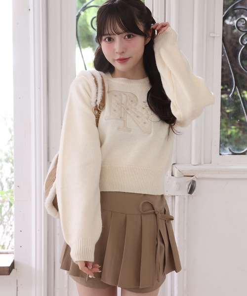 one after another NICE CLAUP（ワンアフターアナザーナイスクラップ）の「アソートニット（ニット/セーター・レディース・レッド/グレー/ネイビー/ホワイト・FREE）」の9枚目の写真