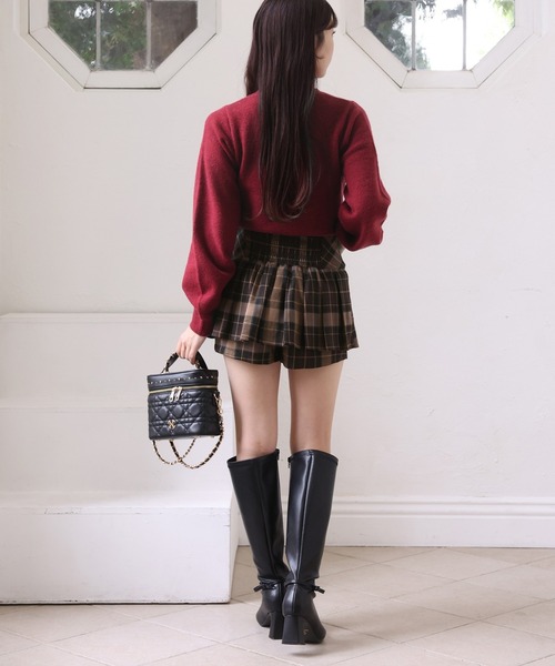 one after another NICE CLAUP（ワンアフターアナザーナイスクラップ）の「アソートニット（ニット/セーター・レディース・レッド/グレー/ネイビー/ホワイト・FREE）」の22枚目の写真