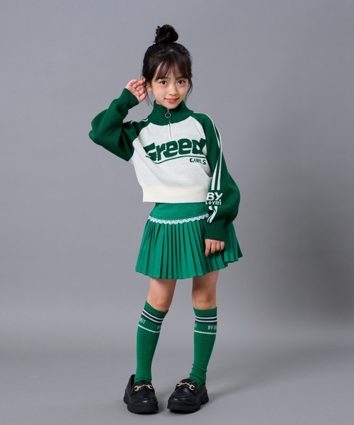 by LOVEiT(バイラビット)の「ハーフジップニット(ニット/セーター・キッズ・ブラック/グリーン/レッド・120cm/160cm/130cm/150cm/140cm)」の4枚目の写真