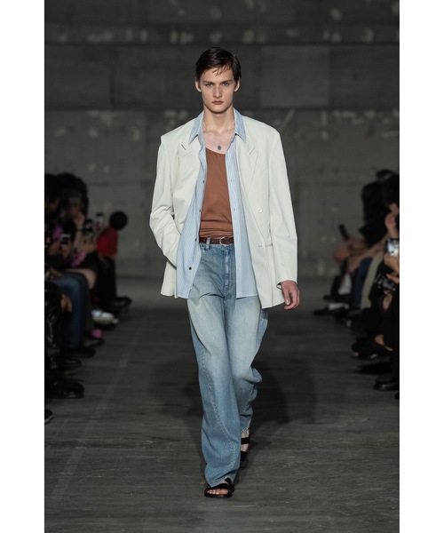 ATTACHMENT(アタッチメント)の「13OZ デニム 3Dジーンズ / 13OZ DENIM 3D JEANS(デニムパンツ・メンズ・ブラック/ライトインディゴブルー・3/2/1)」の8枚目の写真