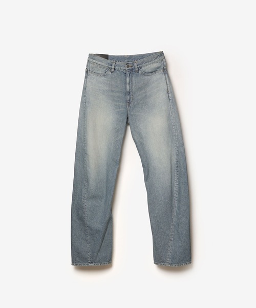 ATTACHMENT(アタッチメント)の「13OZ デニム 3Dジーンズ / 13OZ DENIM 3D JEANS(デニムパンツ・メンズ・ブラック/ライトインディゴブルー・3/2/1)」の10枚目の写真
