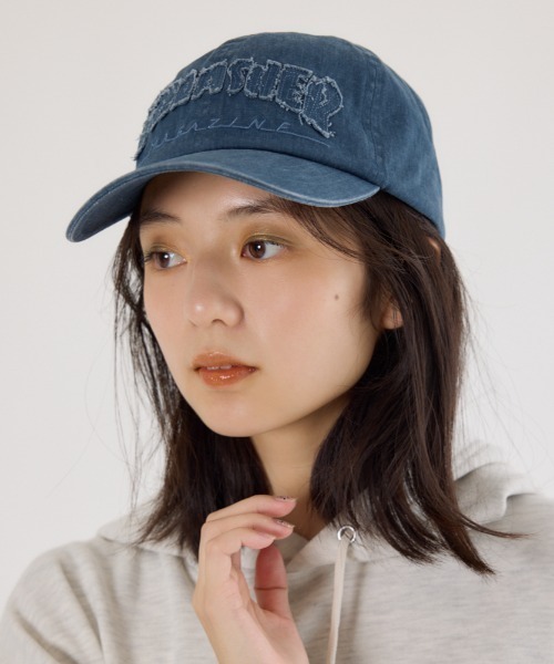 RODEO CROWNS WIDE BOWL（ロデオクラウンズワイドボウル）の「THRASHER CAP（キャップ・レディース・ブラック/スモークピンク/ブルー・FREE）」の21枚目の写真