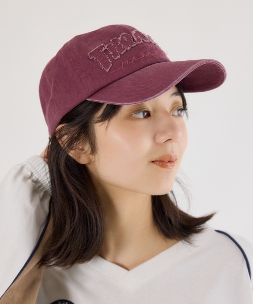 RODEO CROWNS WIDE BOWL（ロデオクラウンズワイドボウル）の「THRASHER CAP（キャップ・レディース・ブラック/スモークピンク/ブルー・FREE）」の8枚目の写真