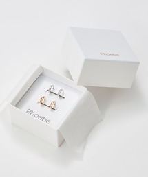 Phoebe | 【SPECIAL SET】『金属アレルギー対応』ワンタッチメタルフープミニペアピアス/サージカルステンレス(ピアス(両耳用))