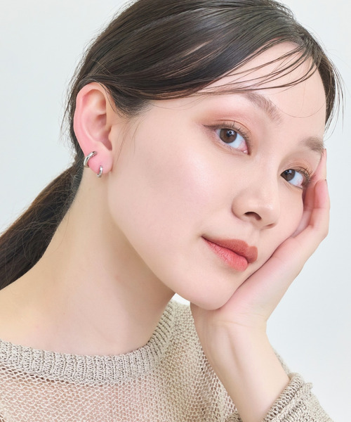 Phoebe(フィービィー)の「【SPECIAL SET】『金属アレルギー対応』ワンタッチメタルフープミニペアピアス/サージカルステンレス(ピアス(両耳用)・レディース・その他・FREE)」の7枚目の写真