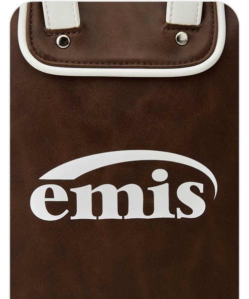 EMIS(イミス)の「SQUARE BOWLING BAG(トートバッグ・レディース・ブラウン/グリーン・FREE)」の19枚目の写真