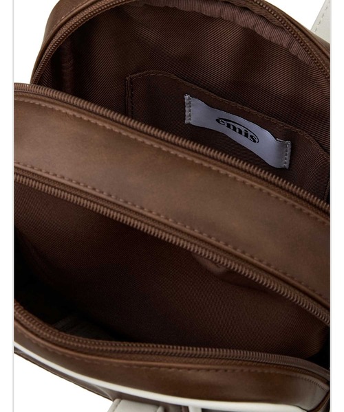 EMIS(イミス)の「SQUARE BOWLING BAG(トートバッグ・レディース・ブラウン/グリーン・FREE)」の20枚目の写真