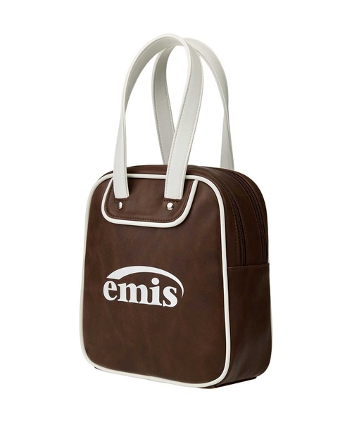 EMIS(イミス)の「SQUARE BOWLING BAG(トートバッグ・レディース・ブラウン/グリーン・FREE)」の17枚目の写真