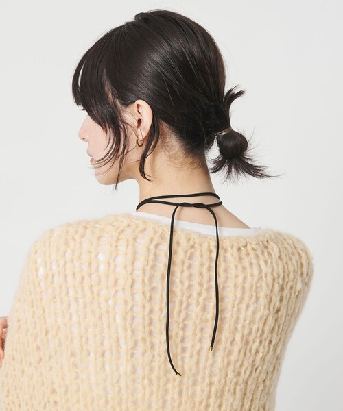 BEAUTY&YOUTH UNITED ARROWS（ビューティーアンドユースユナイテッドアローズ）の「メタル ユニーク ダブル チョーカー（チョーカー・レディース・シルバー/ゴールド・FREE）」の4枚目の写真