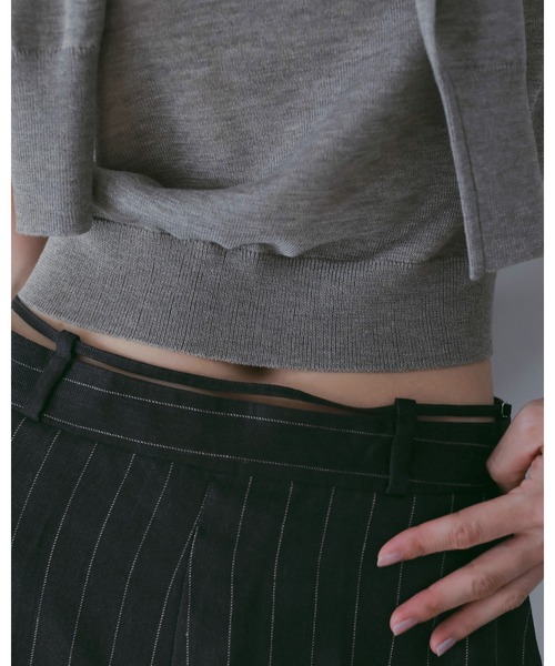 anuke(アンヌーク)の「Highgauge Sheer Tanktop(タンクトップ・レディース・ブラウン/ピンク/グレイッシュベージュ・FREE)」の12枚目の写真