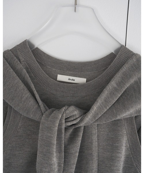 anuke(アンヌーク)の「Highgauge Sheer Tanktop(タンクトップ・レディース・ブラウン/ピンク/グレイッシュベージュ・FREE)」の16枚目の写真