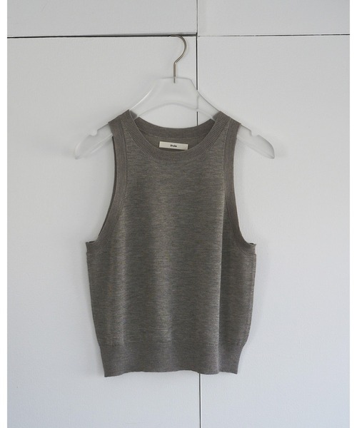 anuke(アンヌーク)の「Highgauge Sheer Tanktop(タンクトップ・レディース・ブラウン/ピンク/グレイッシュベージュ・FREE)」の19枚目の写真