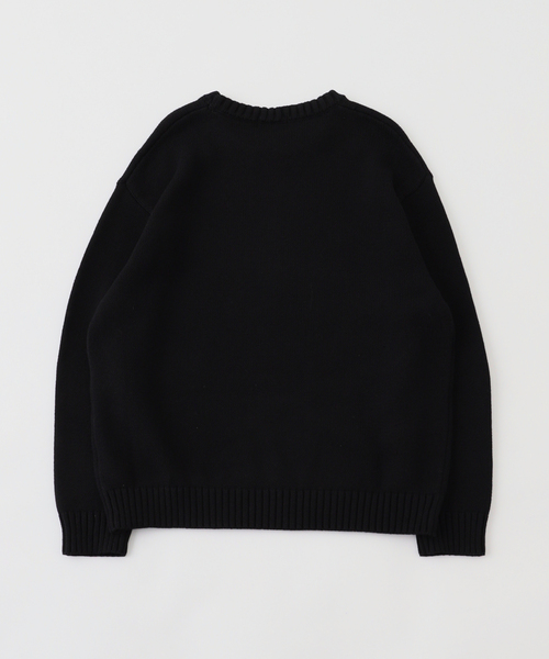 WOKE EDGE(ウォークエッジ)の「WOKE EDGE / ウォークエッジ SELENA KNIT(ニット/セーター・メンズ・ブラック・LARGE/MEDIUM)」の2枚目の写真