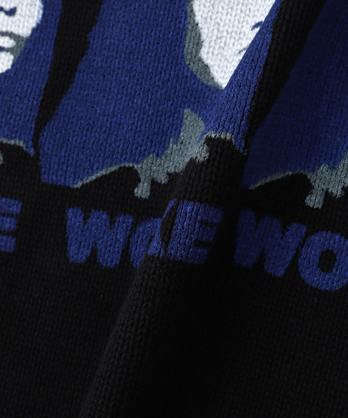 WOKE EDGE(ウォークエッジ)の「WOKE EDGE / ウォークエッジ SELENA KNIT(ニット/セーター・メンズ・ブラック・LARGE/MEDIUM)」の5枚目の写真