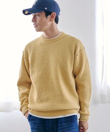 coen（コーエン）の「リバーシブルソフトタッチモールニットプルオーバー（ニット/セーター）」