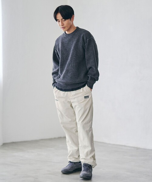 coen（コーエン）の「リバーシブルソフトタッチモールニットプルオーバー（ニット/セーター・メンズ・ダークグレー/イエロー/コバルトブルー/ダークブラウン/ナチュラル/ターコイズブルー・S/M/L/XL）」の10枚目の写真