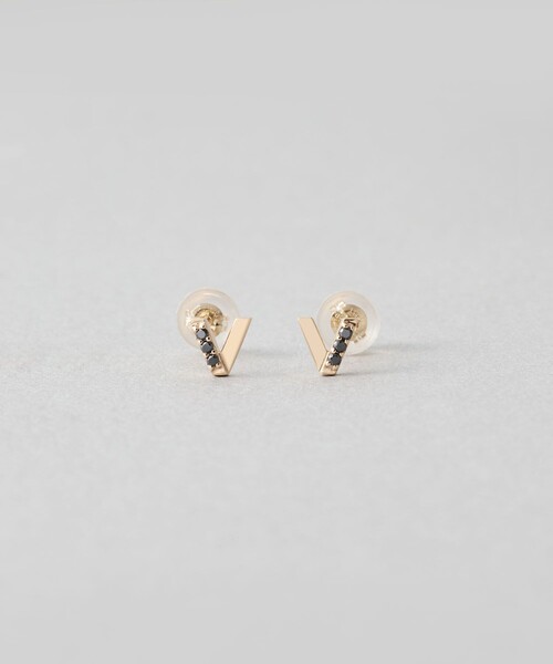 K10YG ピアス ダイヤモンド（ピアス（両耳用））｜Jouete（ジュエッテ