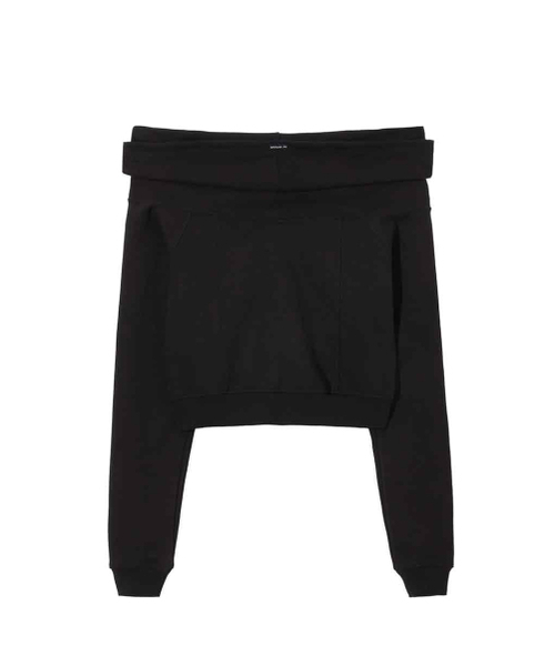 RENSE(レンセ)の「Open Halter Hoodie Zip-Up Black(パーカー・レディース・その他・FREE)」の5枚目の写真