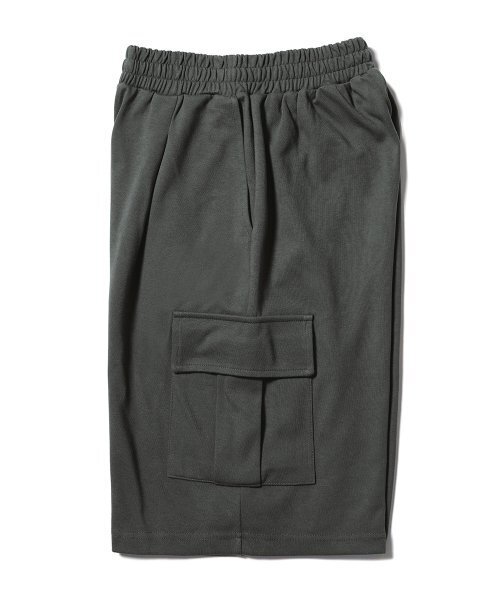 GAKKAI UNIONS(ガッカイユニオンズ)の「ワンタックスウェットバミューダカーゴパンツチャコール(その他パンツ・レディース・その他・MEDIUM/LARGE/SMALL)」の3枚目の写真