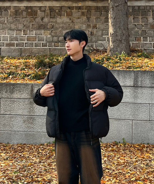 LEMAIN SECOND（リメインセカンド）の「エッセンシャル2WAYオーバーサイズプファーショートダウンジャケット[ブラック]（ダウンジャケット/コート・レディース・その他・SMALL/MEDIUM/LARGE）」の3枚目の写真