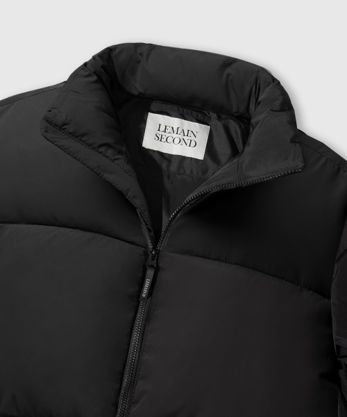 LEMAIN SECOND（リメインセカンド）の「エッセンシャル2WAYオーバーサイズプファーショートダウンジャケット[ブラック]（ダウンジャケット/コート・レディース・その他・SMALL/MEDIUM/LARGE）」の10枚目の写真