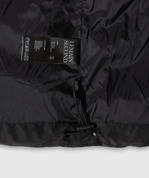 LEMAIN SECOND（リメインセカンド）の「エッセンシャル2WAYオーバーサイズプファーショートダウンジャケット[ブラック]（ダウンジャケット/コート・レディース・その他・SMALL/MEDIUM/LARGE）」の14枚目の写真