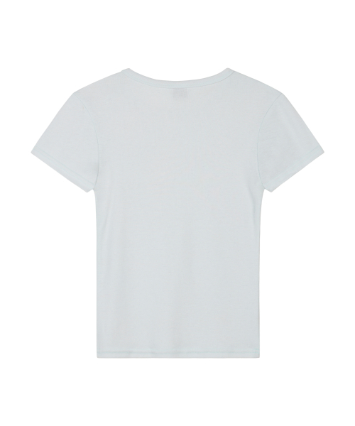 IUGAMAKARAS(イウガマカラス)の「Side Button Fitted Half Top (Sky Blue)(Tシャツ/カットソー・レディース・その他・FREE)」の10枚目の写真
