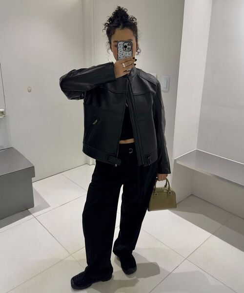 MUSINSA STANDARD WOMAN（ムシンサスタンダードウーマン）の「ミニボウリングバッグ [オリーブ]（ショルダーバッグ・レディース・その他・FREE）」の15枚目の写真
