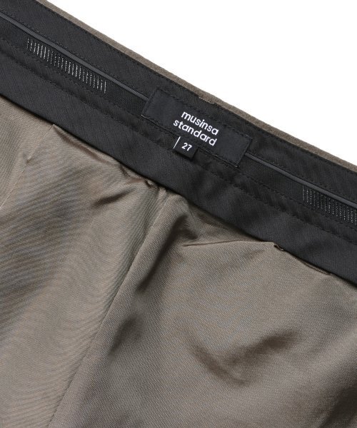 MUSINSA STANDARD WOMAN（ムシンサスタンダードウーマン）の「ウィメンズウールフランネルワイドスラックス[ダスティベージュ]（スラックス・レディース・その他・26/27/28/29/34/30/31/24/25）」の5枚目の写真