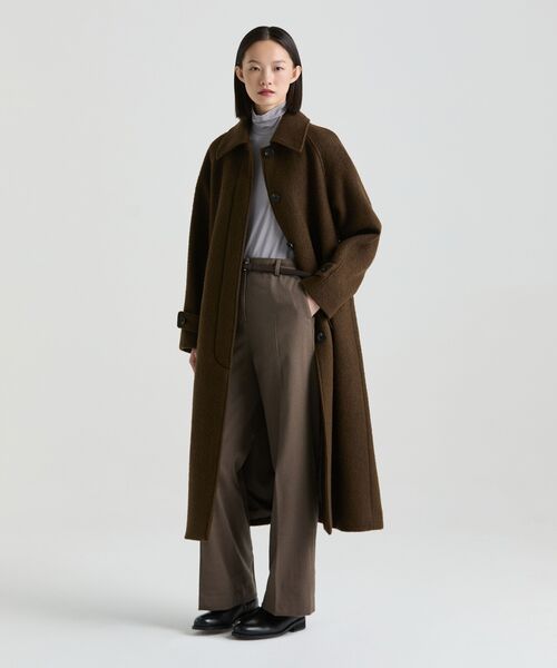 MUSINSA STANDARD WOMAN（ムシンサスタンダードウーマン）の「ウィメンズウールフランネルワイドスラックス[ダスティベージュ]（スラックス・レディース・その他・26/27/28/29/34/30/31/24/25）」の8枚目の写真
