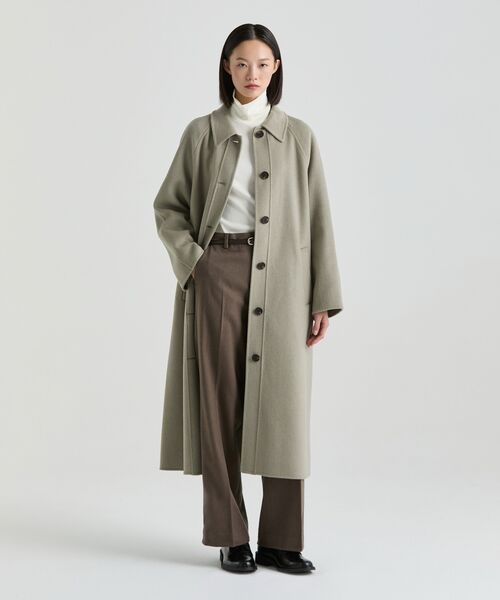 MUSINSA STANDARD WOMAN（ムシンサスタンダードウーマン）の「ウィメンズウールフランネルワイドスラックス[ダスティベージュ]（スラックス・レディース・その他・26/27/28/29/34/30/31/24/25）」の9枚目の写真