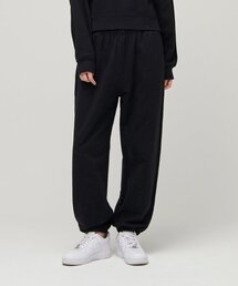 レディースリラックススウェットパンツ[ブラック]