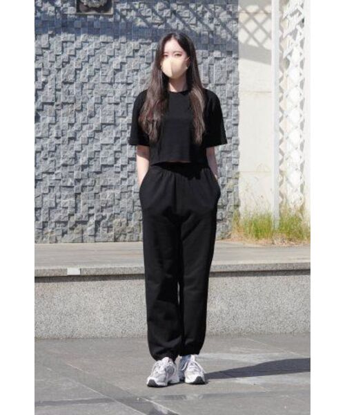 MUSINSA STANDARD WOMAN（ムシンサスタンダードウーマン）の「レディースリラックススウェットパンツ[ブラック]（スウェットパンツ・レディース・その他・SMALL/MEDIUM/LARGE/X-SMALL）」の8枚目の写真