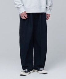 コットンワイドバルーンパンツ[ネイビー]