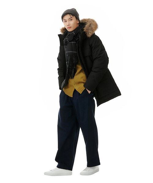 MUSINSA STANDARD（ムシンサスタンダード）の「コットンワイドバルーンパンツ[ネイビー]（その他パンツ・メンズ・その他・40/38/42/36/34/32/30/31/33/26/27/28/29）」の16枚目の写真