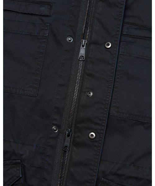 NOMANUAL(NOMANUAL)の「HOODED G.P FIELD JACKET - CHARCOAL(ミリタリージャケット・レディース・その他・MEDIUM/LARGE)」の6枚目の写真