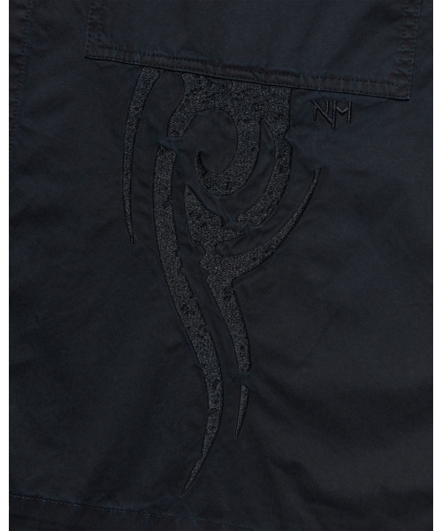 NOMANUAL(NOMANUAL)の「HOODED G.P FIELD JACKET - CHARCOAL(ミリタリージャケット・レディース・その他・MEDIUM/LARGE)」の8枚目の写真