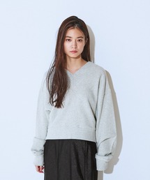 JEANASIS | ヘビーウェイトウラケショートVプルオーバー/618564(スウェット)