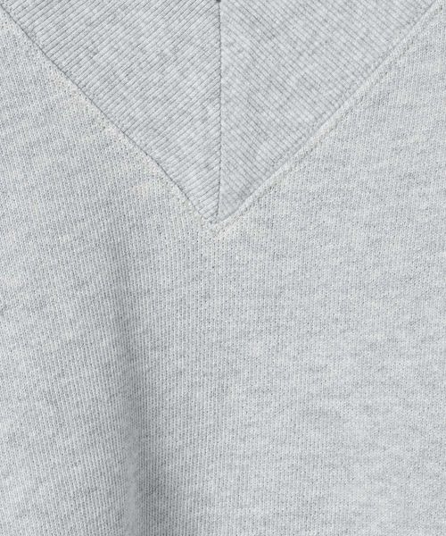 JEANASIS（ジーナシス）の「ヘビーウェイトウラケショートVプルオーバー/618564（スウェット・レディース・グレー/ブラック/ブラウン・FREE）」の11枚目の写真