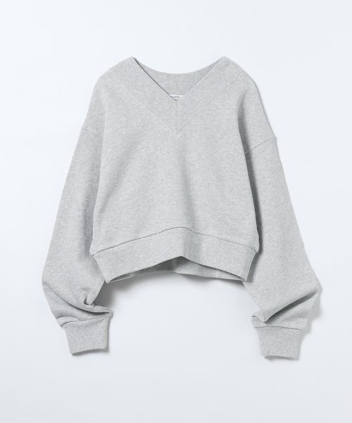 JEANASIS（ジーナシス）の「ヘビーウェイトウラケショートVプルオーバー/618564（スウェット・レディース・グレー/ブラック/ブラウン・FREE）」の22枚目の写真