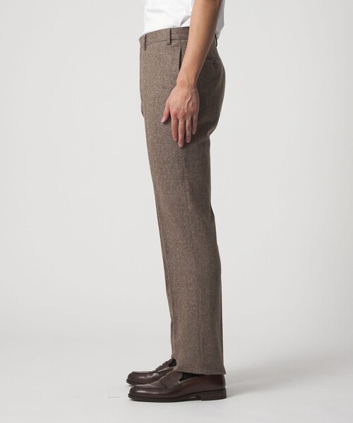 セール】ホームスパン ベージュスラックス-セットアップ対応-＜A DAY