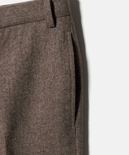 A DAY IN THE LIFE UNITED ARROWS(アデイインザライフユナイテッドアローズ)の「ホームスパン ベージュスラックス-セットアップ対応-<A DAY IN THE LIFE>(スラックス・メンズ・ベージュ・S/XL/L/M)」の9枚目の写真