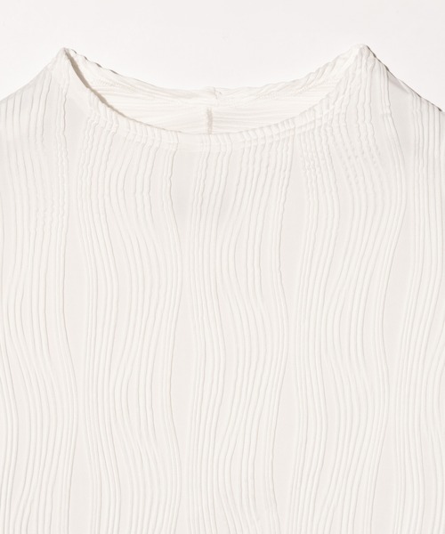 glamb（グラム）の「Willow Crepe Cutsew / ウィロークレープカットソー（Tシャツ/カットソー・メンズ・ホワイト/ブラック・S/M/L）」の18枚目の写真