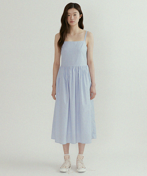 LINGSEOUL(リングソウル)の「bustier shirring dress-stripe(ワンピース・レディース・その他・FREE)」の1枚目の写真