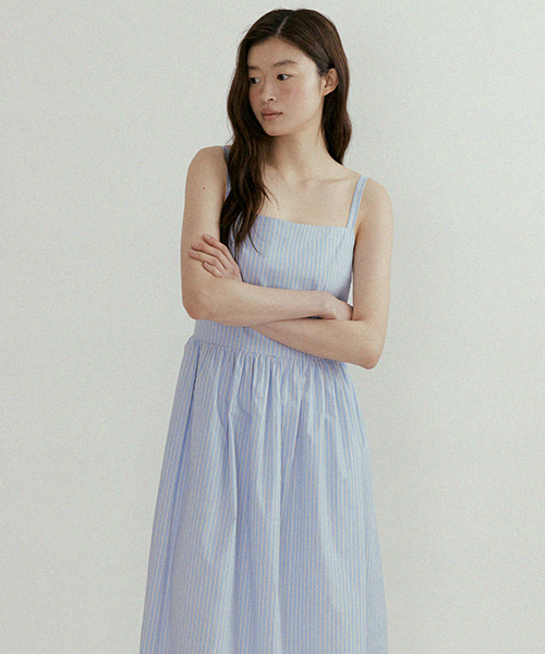 LINGSEOUL(リングソウル)の「bustier shirring dress-stripe(ワンピース・レディース・その他・FREE)」の4枚目の写真