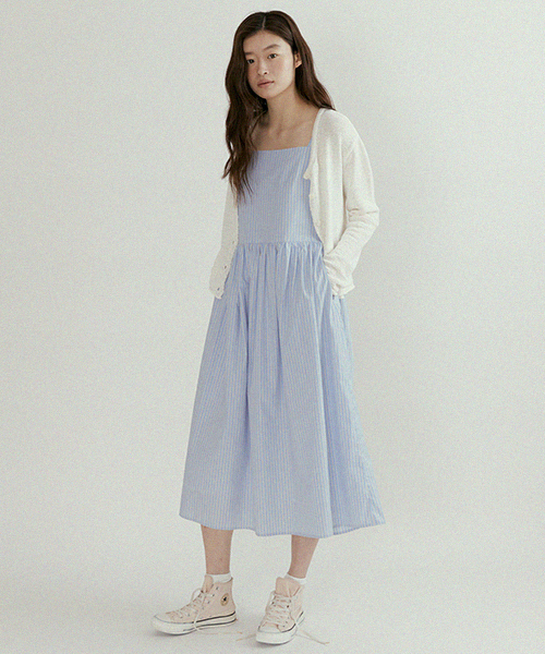 LINGSEOUL(リングソウル)の「bustier shirring dress-stripe(ワンピース・レディース・その他・FREE)」の5枚目の写真